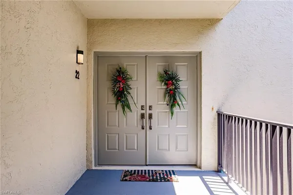 a view of a entryway