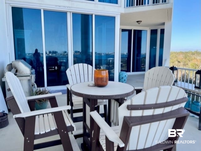 28250 Canal Road, Unit 705 Orange Beach, AL 36561 - Photo 41 of 49 Spacious Covered Terrace w Gas Grill