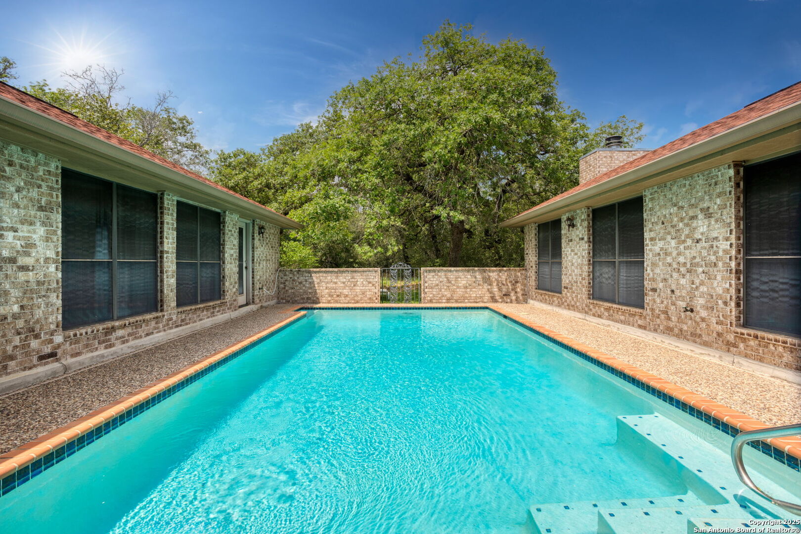 188 Guadalupe Ranch Lane Seguin, TX 78155 - Photo 33 of 40 a view of backyard with a large tree
