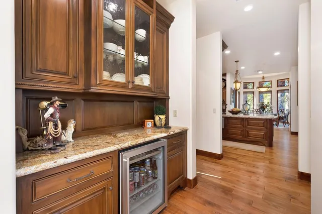 a bed room with a bed and a television