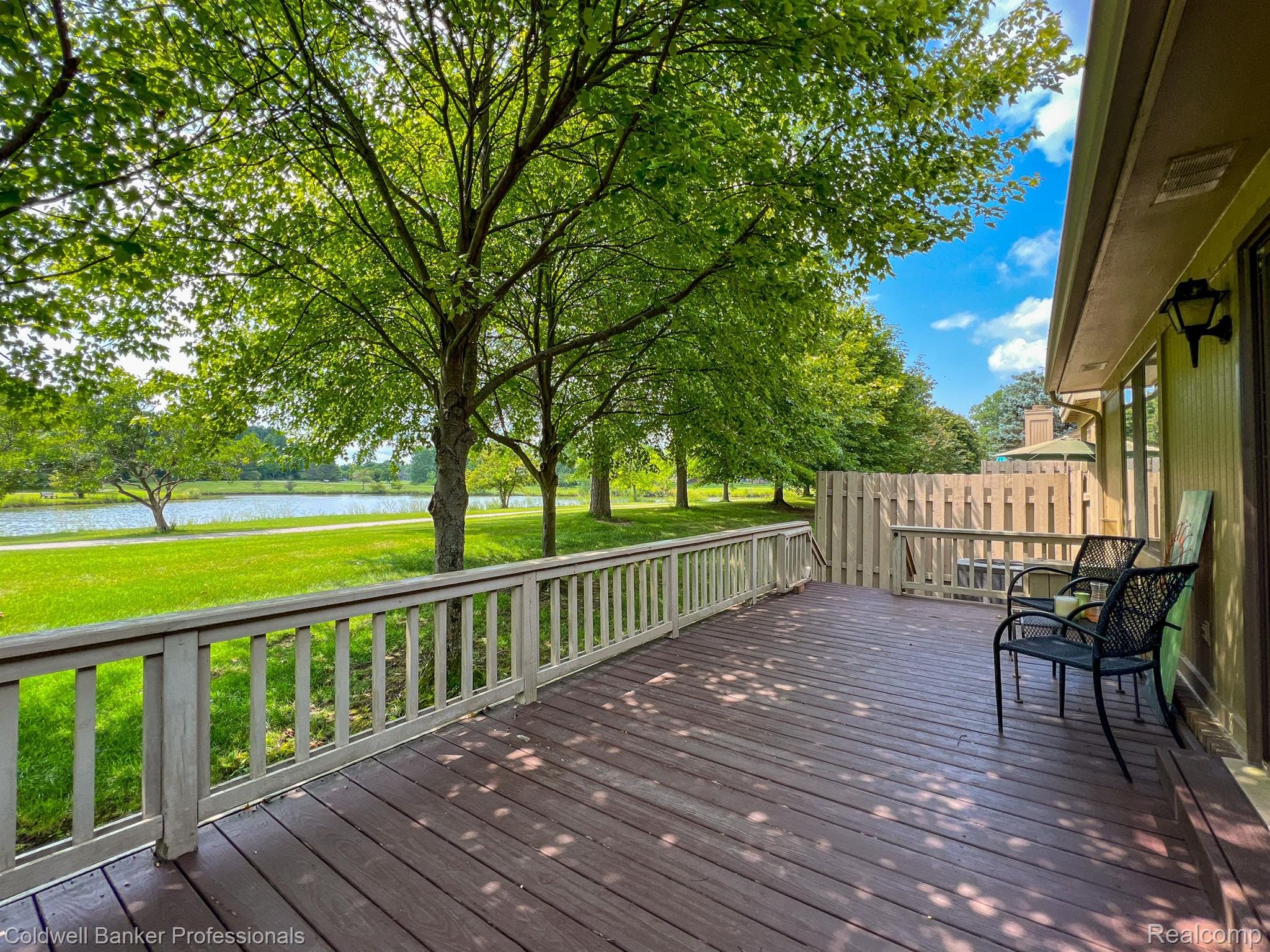 606 Tennyson Rochester, MI 48307 - Photo 5 of 30 Expansive deck with gorgeous views of lake