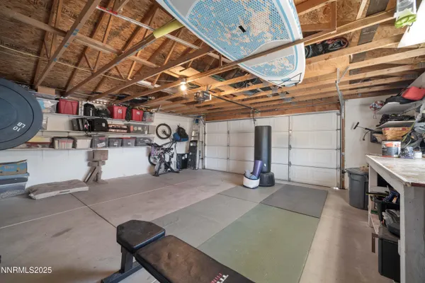 a view of a storage room