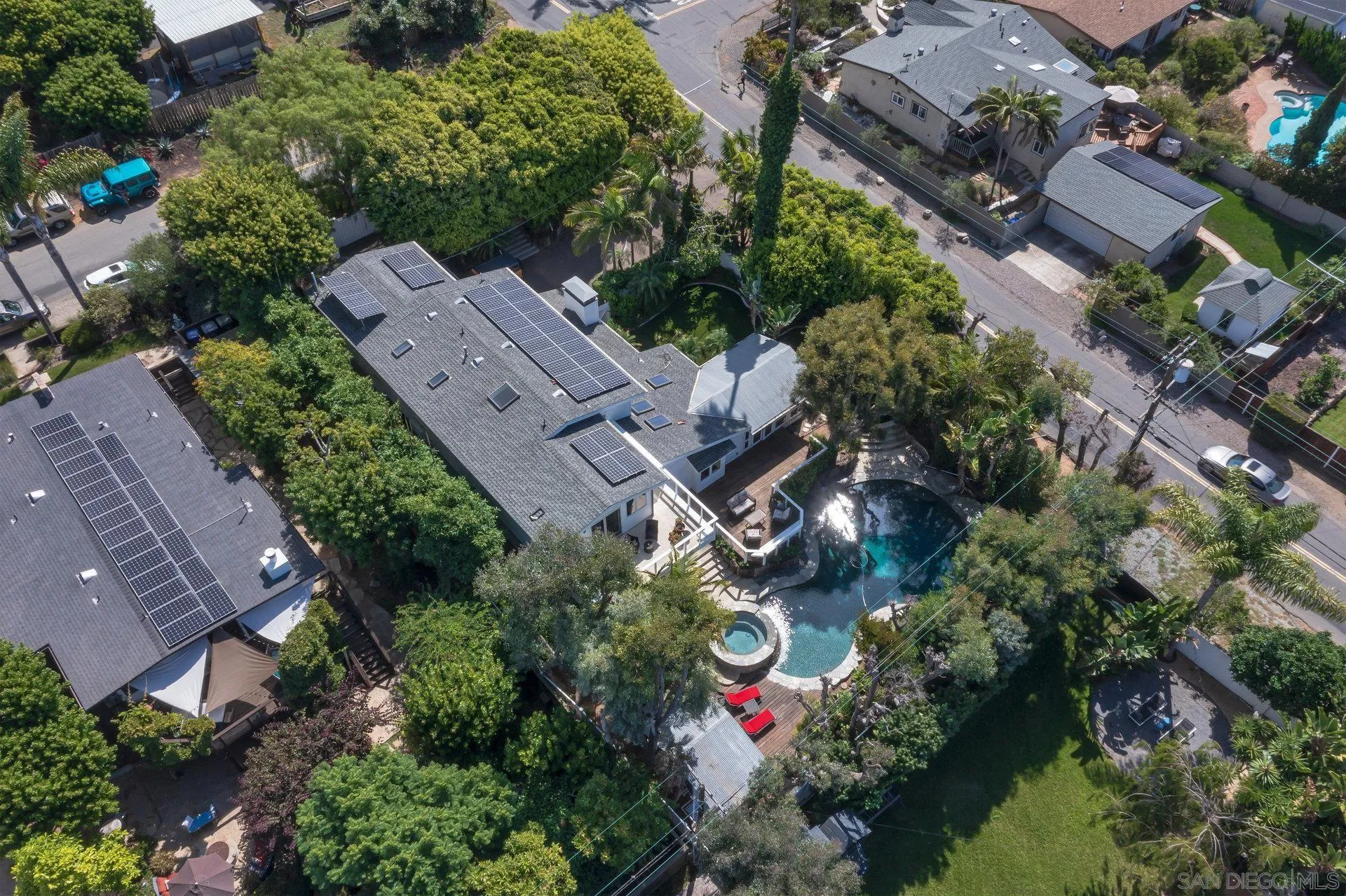 684 Arden Drive Encinitas, CA 92024 - Photo 14 of 59 an aerial view of house with yard