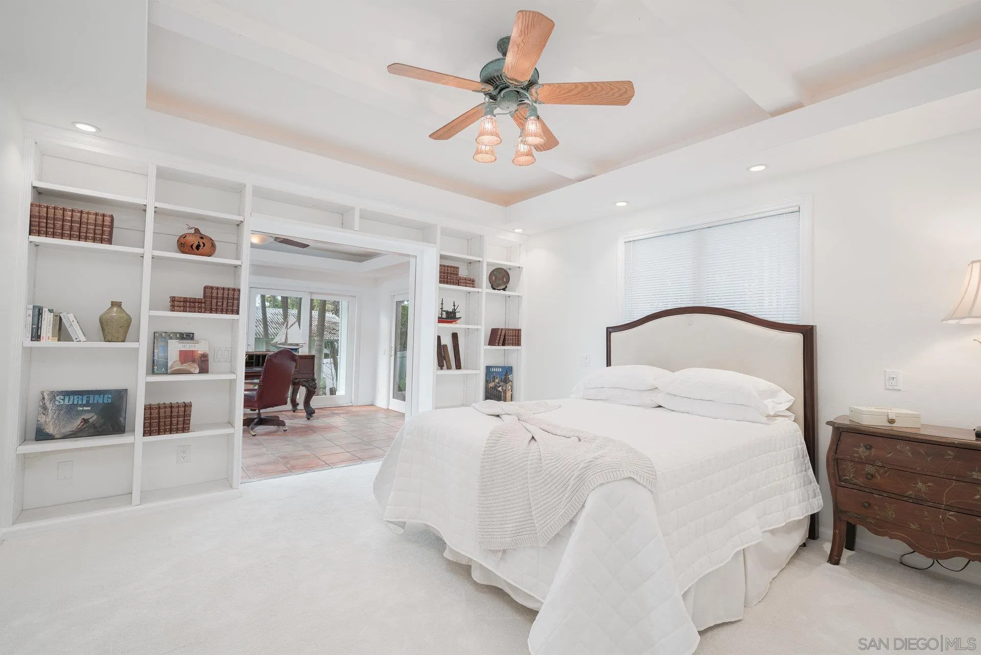 684 Arden Drive Encinitas, CA 92024 - Photo 39 of 59 a bedroom with a bed and window