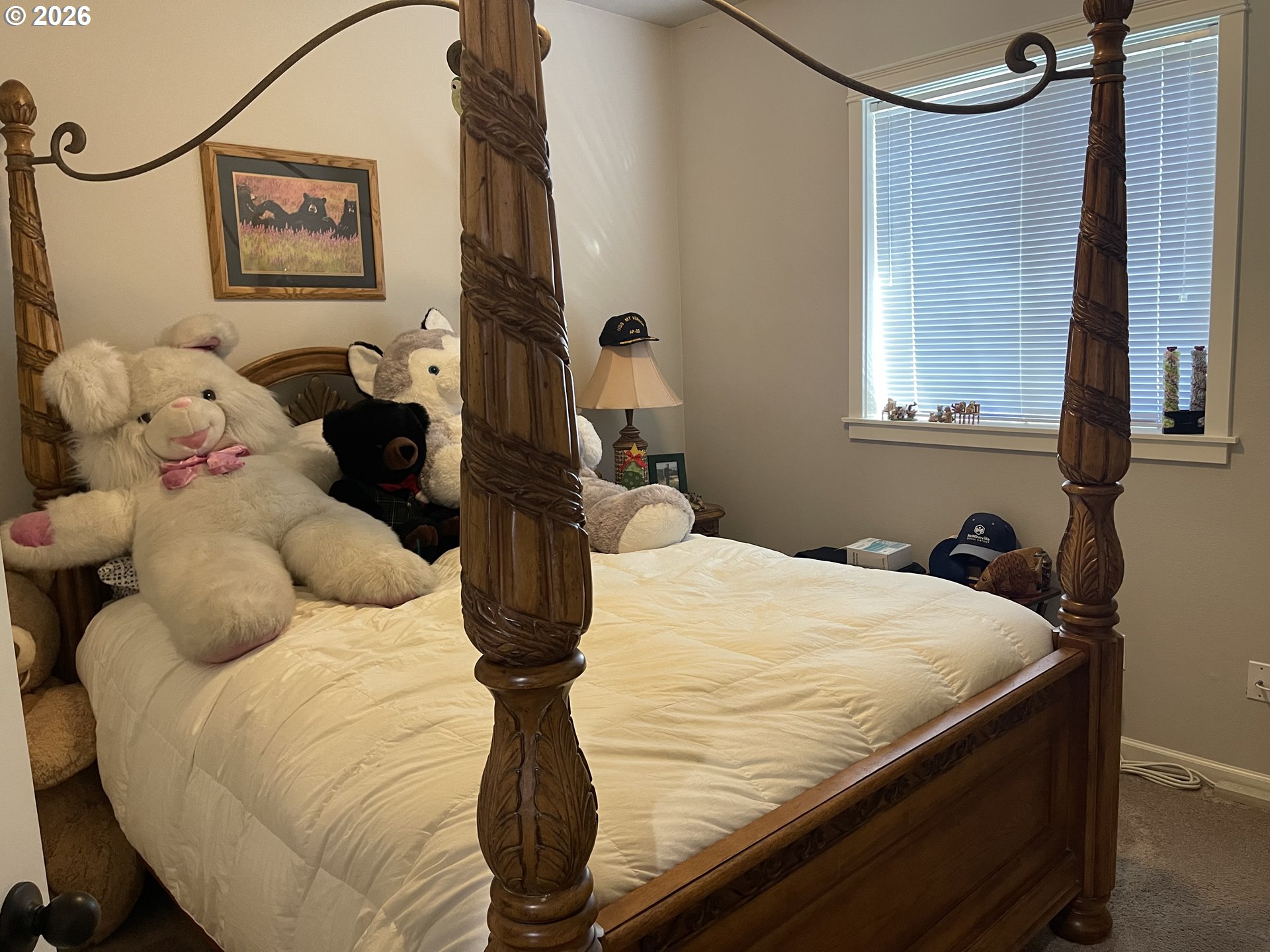 408 Southwest Oak Street Willamina, OR 97396 - Photo 29 of 30 a bed sitting in a bedroom next to a window