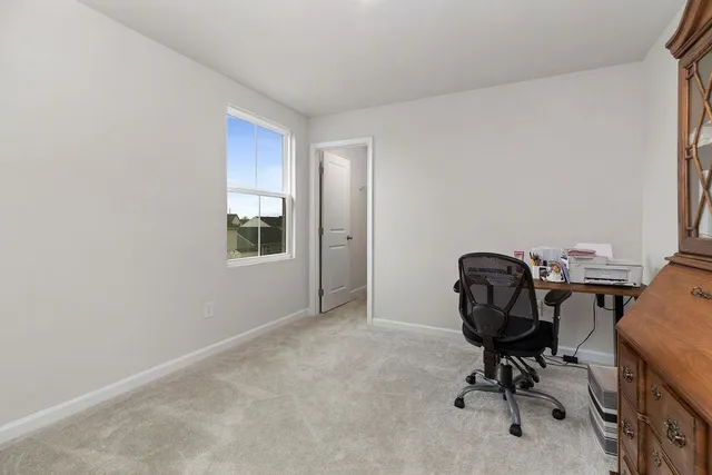 a view of workspace with a window