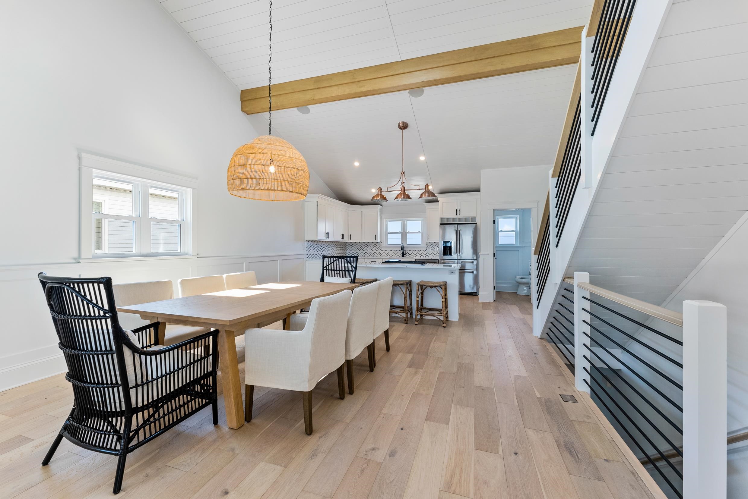 2701 Landis Avenue, Unit B SOUTH Sea Isle City, NJ 08243 - Photo 10 of 34 a view of a dining room with furniture and wooden floor