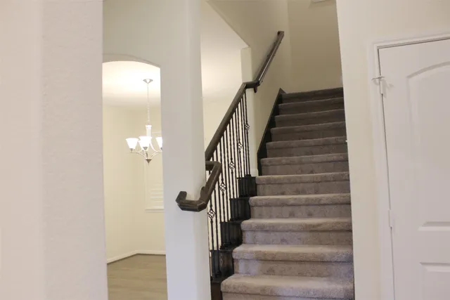 a view of entryway and hall