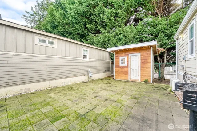 a house with yard space