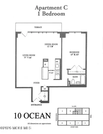 $2,985 | 10 Ocean Boulevard, Unit 3C, Atlantic Highlands, NJ 07716