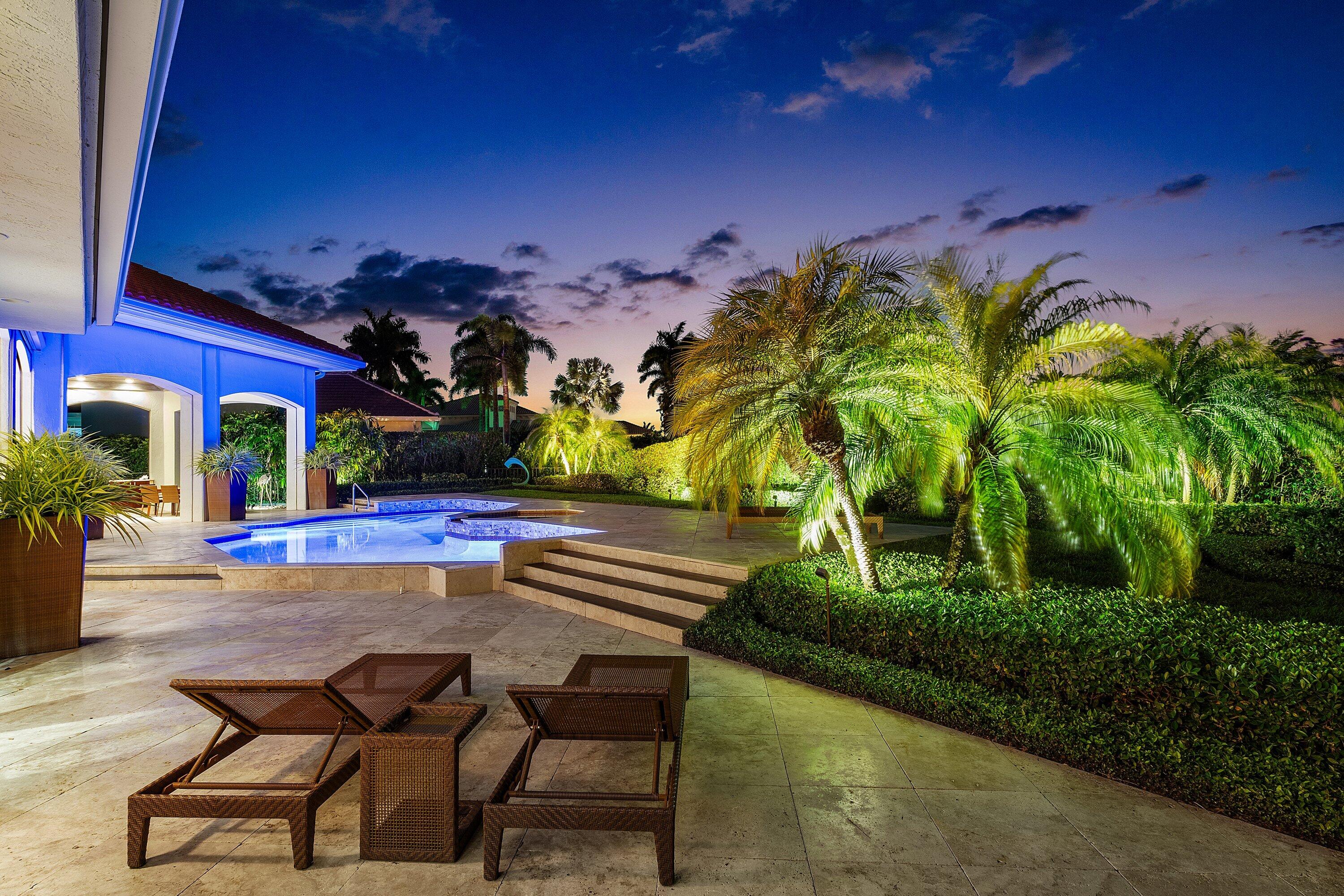 7210 Ayrshire Lane Boca Raton, FL 33496 - Photo 61 of 63 Rear at Dusk