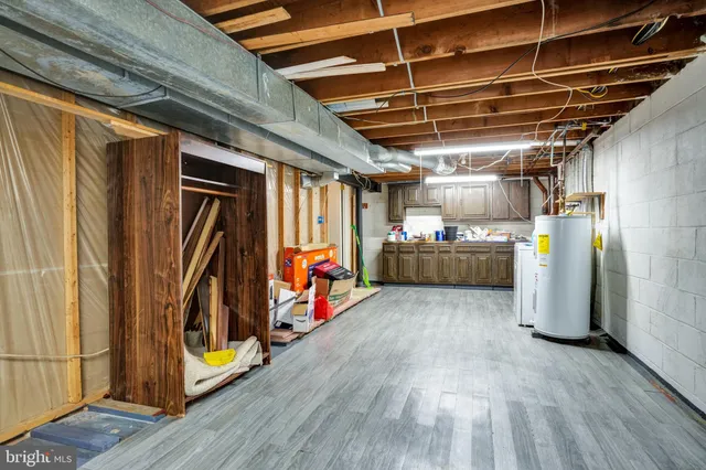 a view of a storage in a room