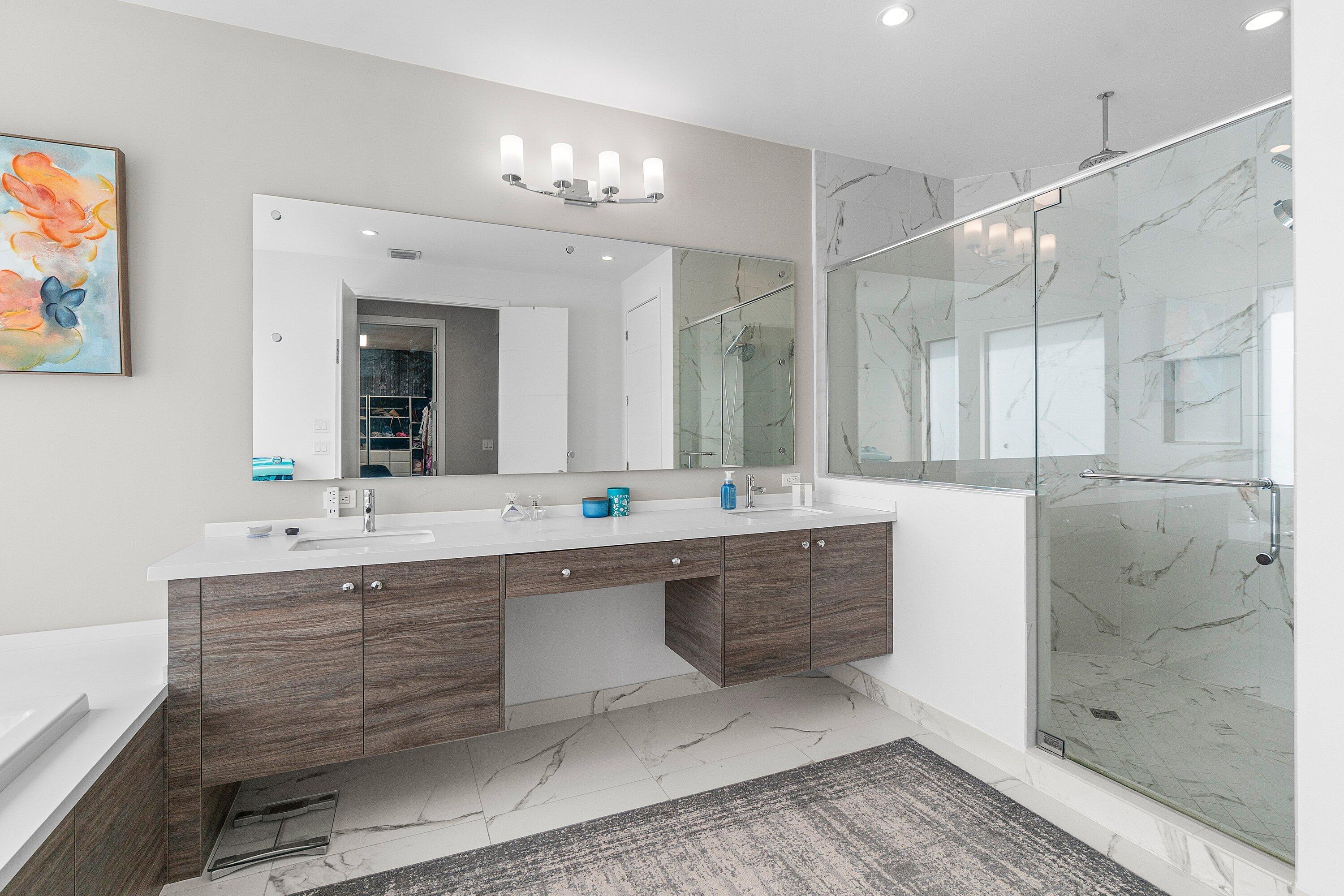 17238 Teton River Road Boca Raton, FL 33496 - Photo 29 of 67 a bathroom with a double vanity sink mirror and double