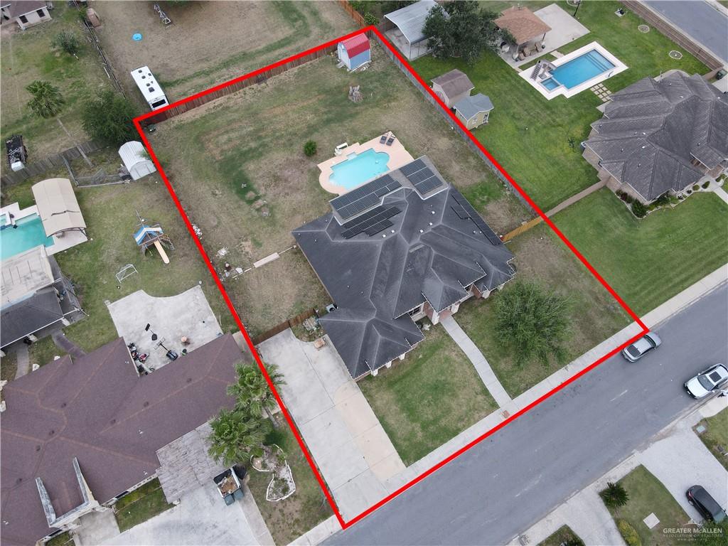 2005 Stuart Road Weslaco, TX 78599 - Photo 25 of 30 an aerial view of a house