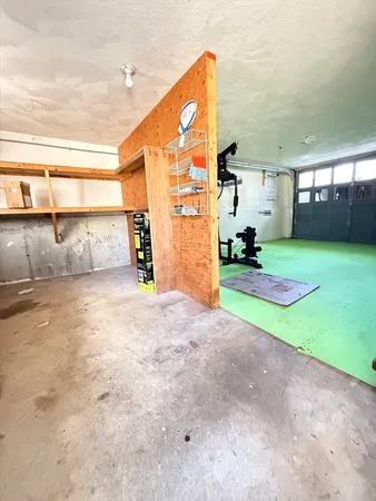 a view of a back yard of the building