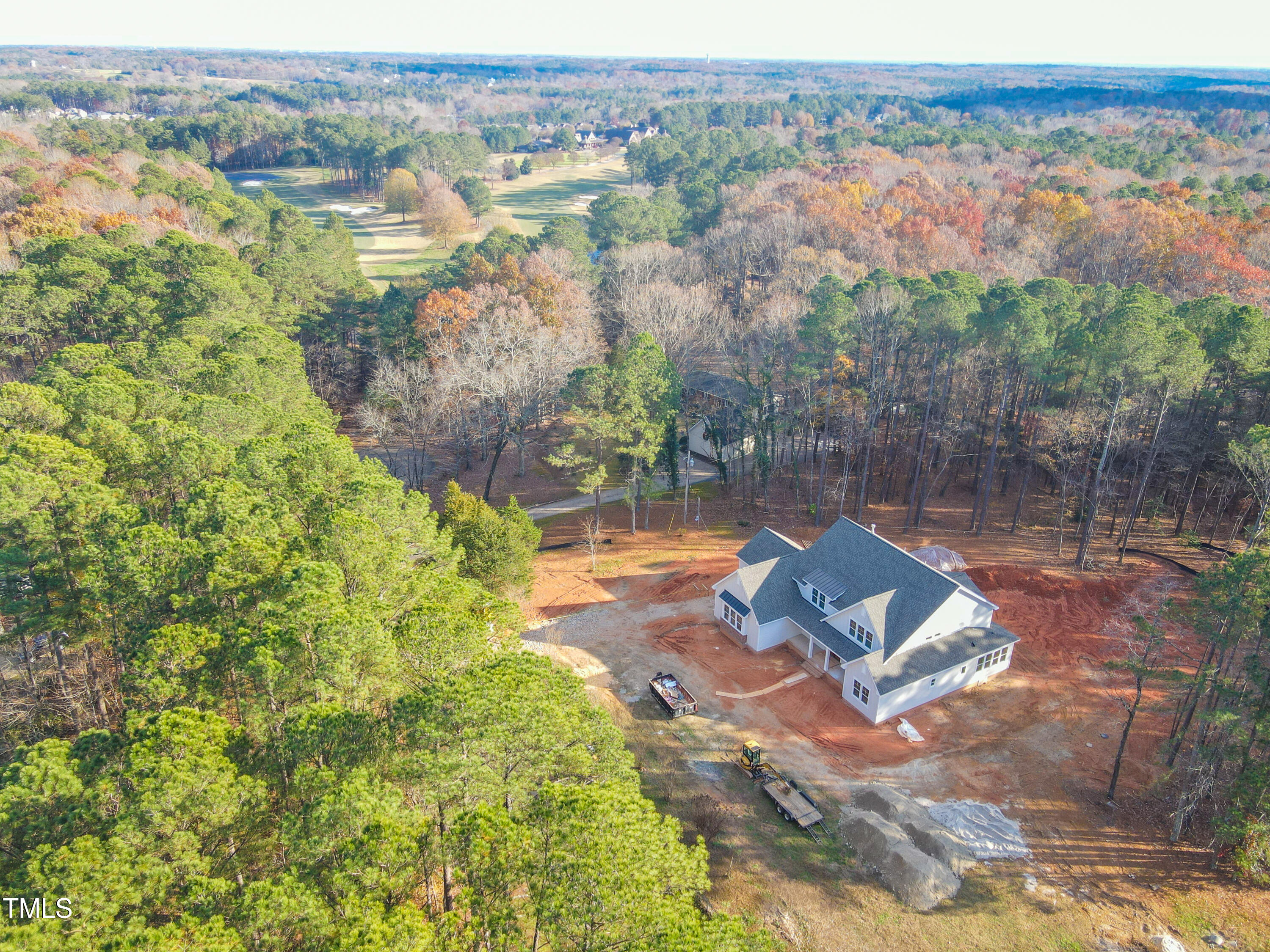 1008 Frank Bailey Road Wake Forest, NC 27587 - Photo 18 of 22 an aerial view of a house with a yard