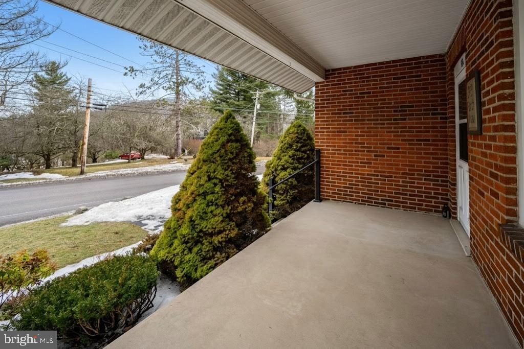 313 West Liberty Street Oakland, MD 21550 - Photo 7 of 59 Charming entryway with lush greenery.