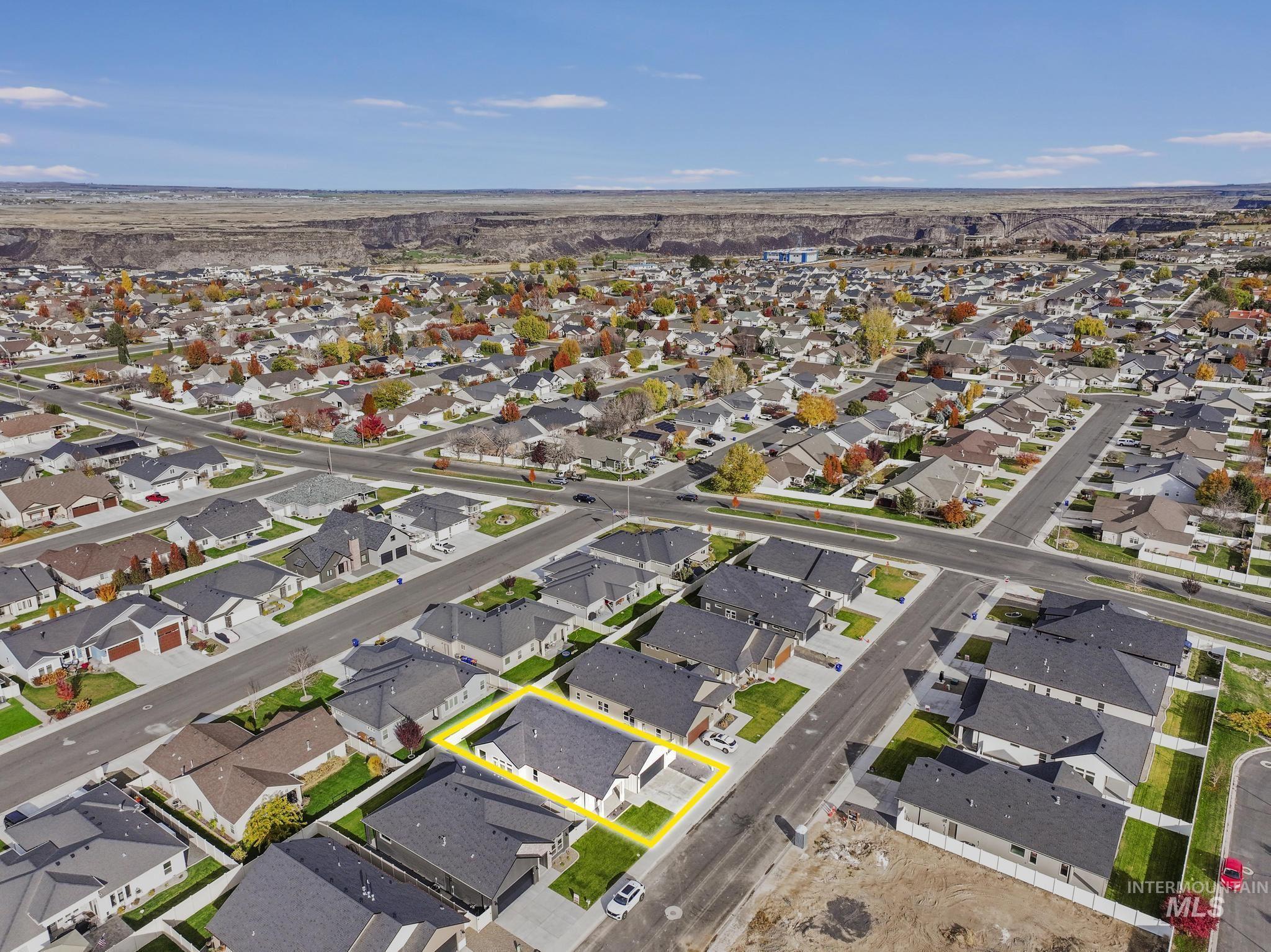 542 Falling Leaf Lane Twin Falls, ID 83301 - Photo 38 of 38 Aerial view of property's location featuring nearby suburban area
