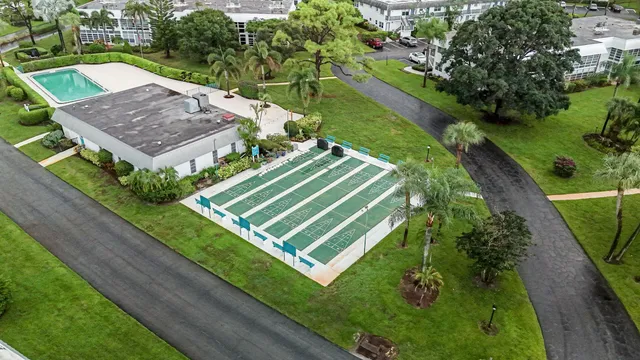 a view of a backyard with a garden