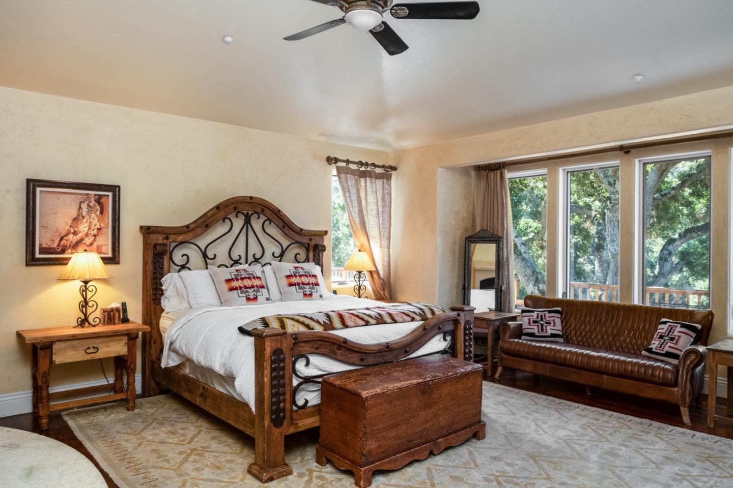 27835 Mesa Del Toro Road Salinas, CA 93908 - Photo 13 of 44 a bedroom with a bed couch and a window