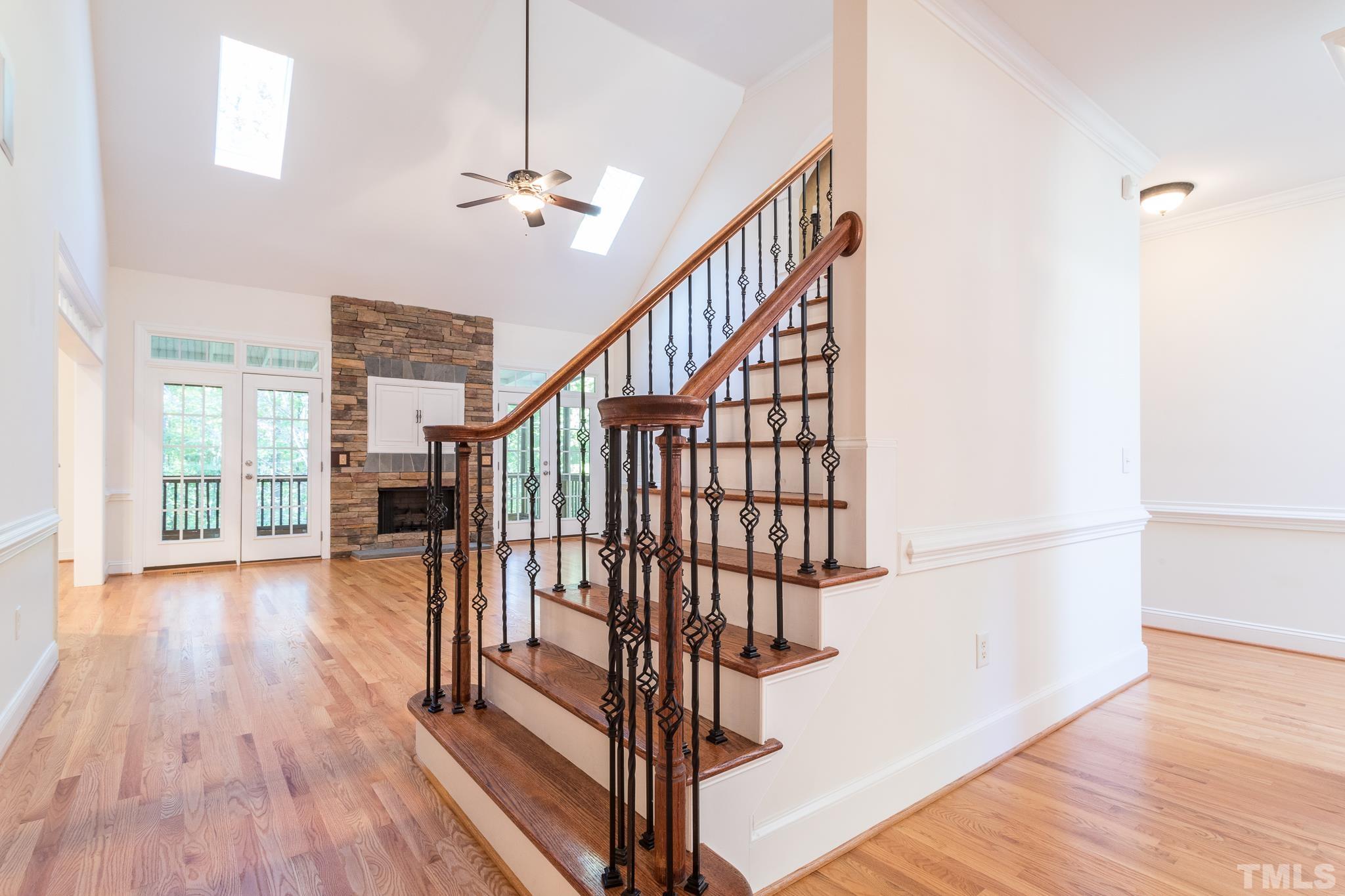 11625 John Allen Road Raleigh, NC 27614 - Photo 26 of 30 a view of entryway and hall with wooden floor