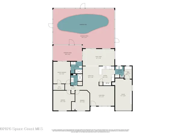 $2,350 | 1340 Mariposa Drive Northeast, Palm Bay, FL 32905