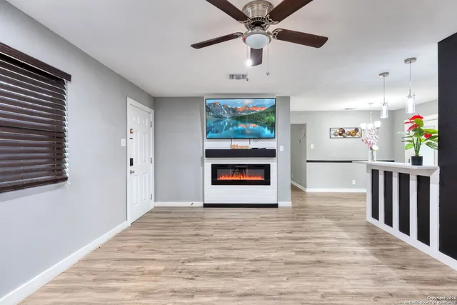 wooden floor in an empty room