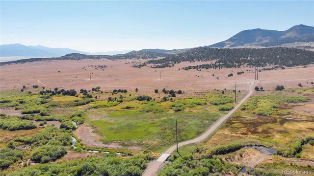 a view of lake and mountain