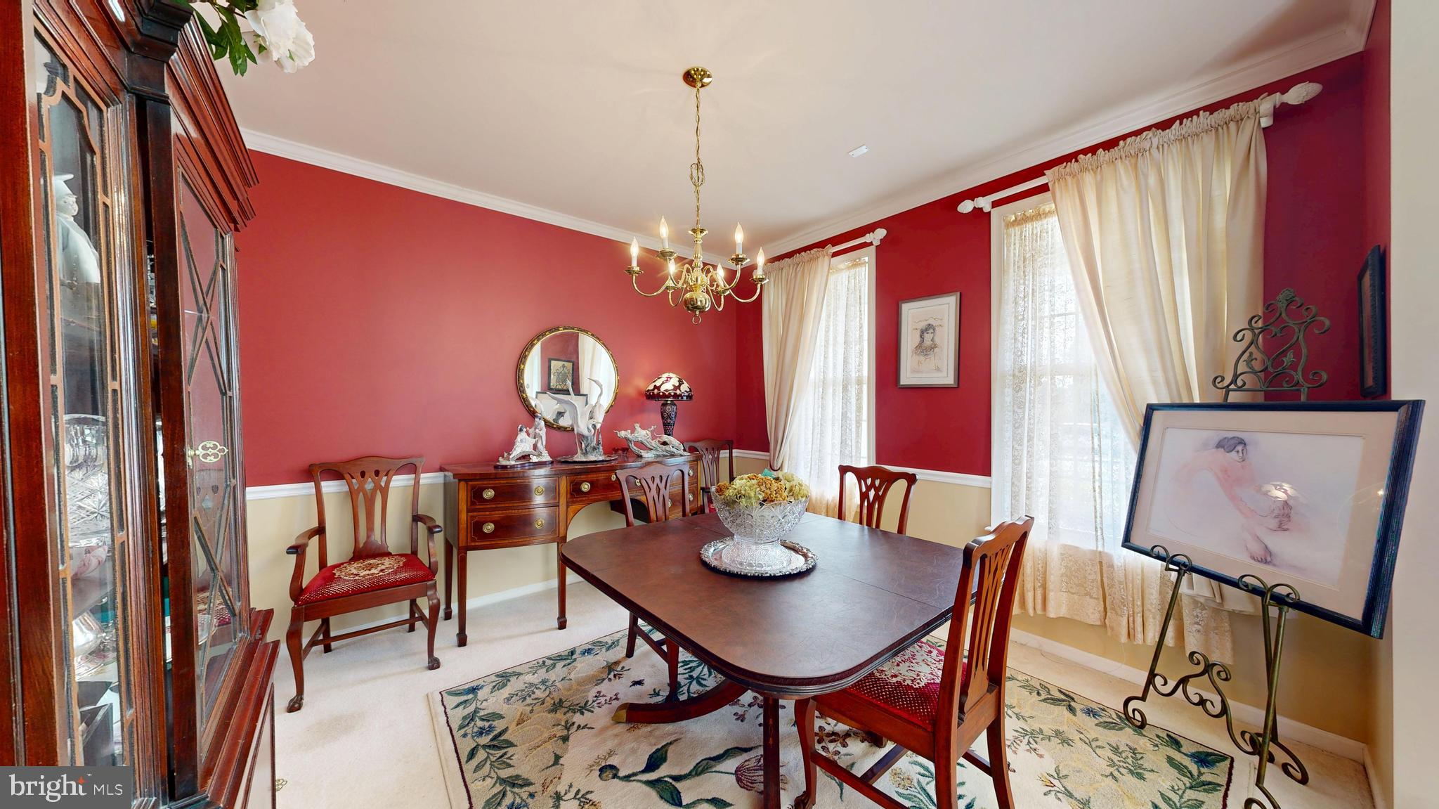 110 Masters Lane Magnolia, DE 19962 - Photo 19 of 65 a view of a dining room with furniture and chandelier