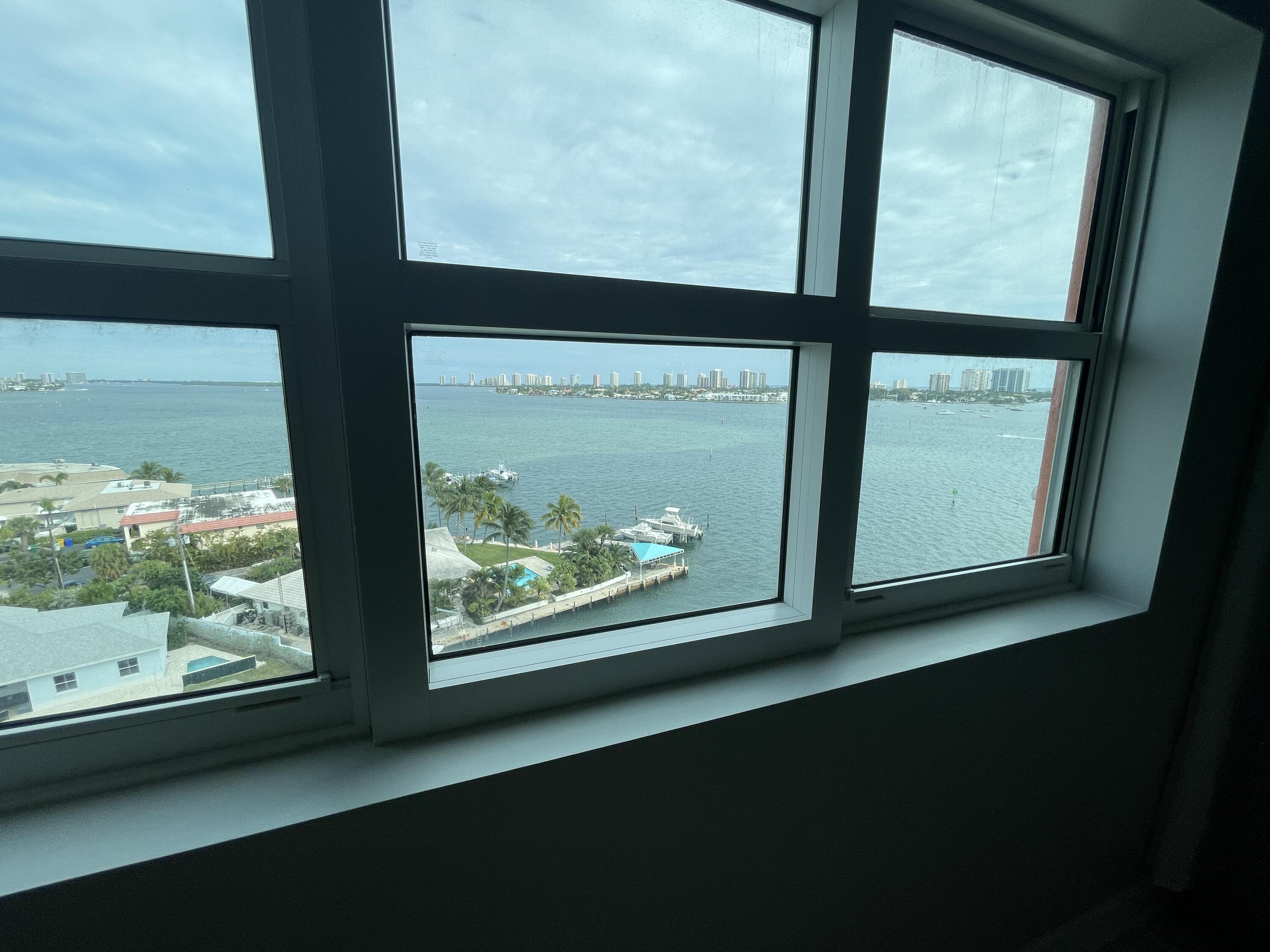 2650 Lake Shore Drive, Unit 902 Riviera Beach, FL 33404 - Photo 17 of 31 View from Primary Bedroom