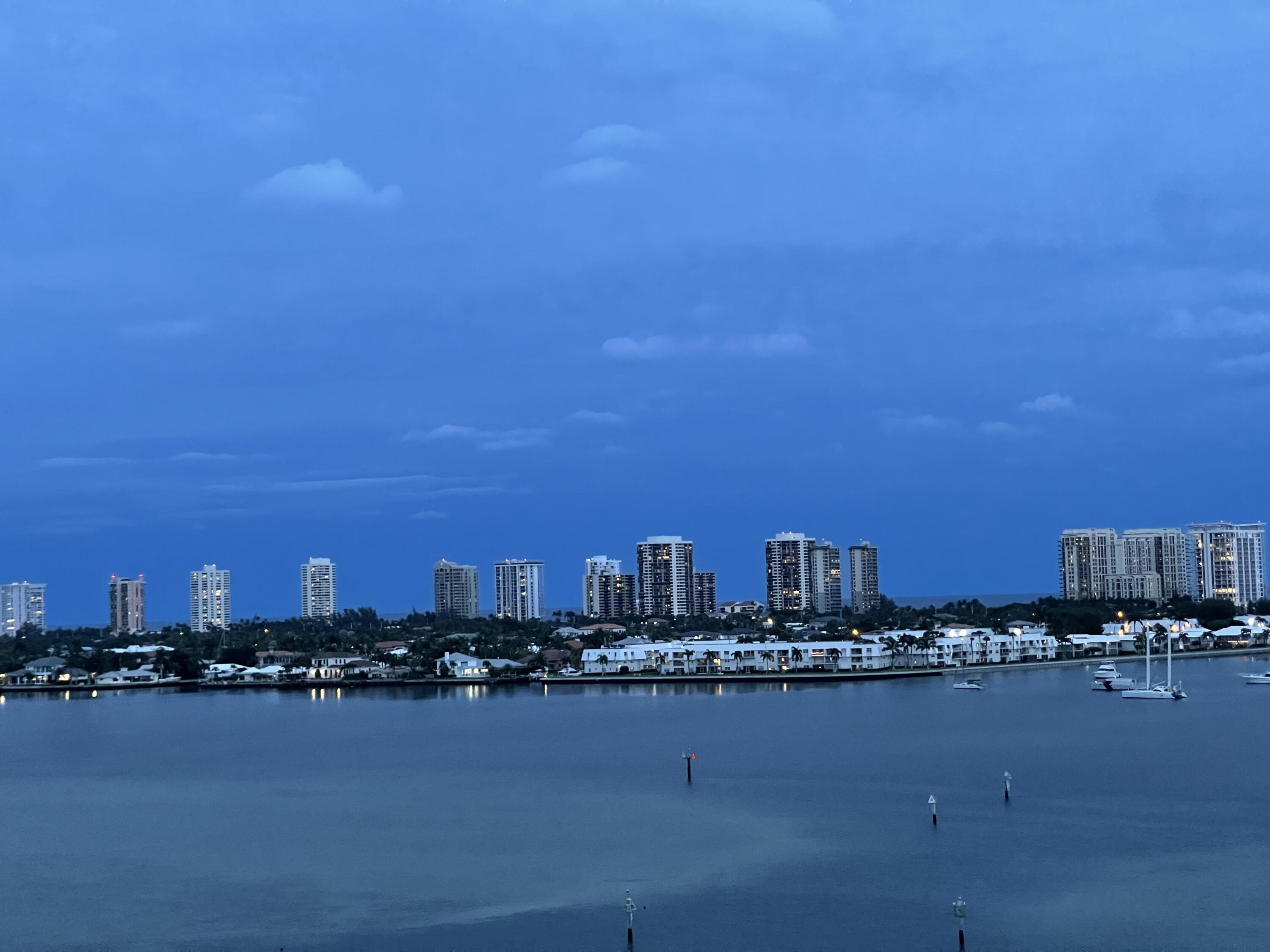 2650 Lake Shore Drive, Unit 902 Riviera Beach, FL 33404 - Photo 30 of 31 Dusk View