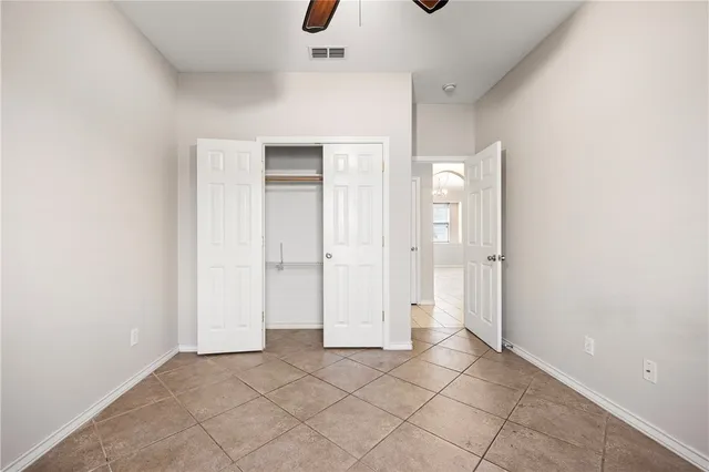 a view of small space with racks on the wall