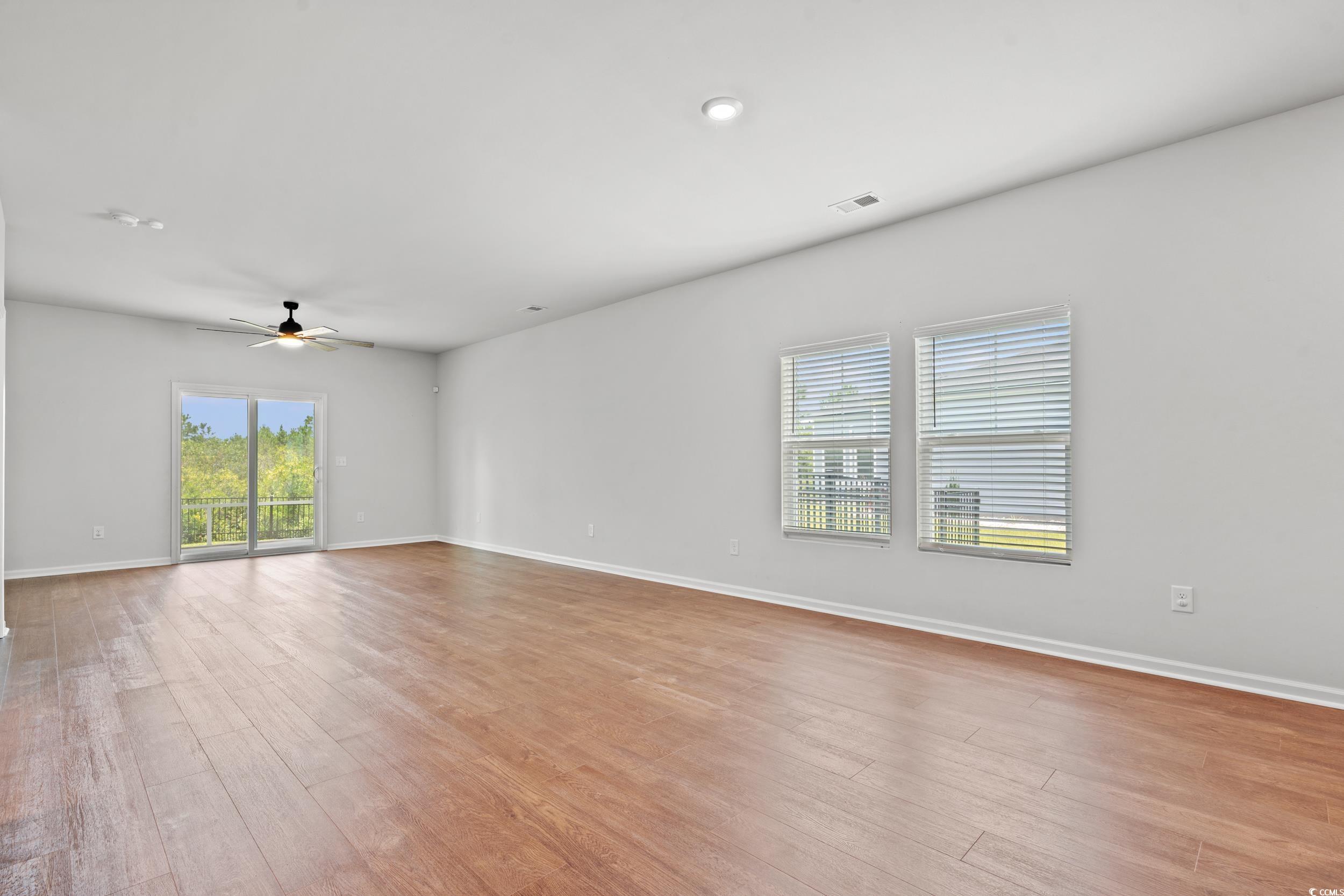 144 Rutland Court Conway, SC 29526 - Photo 6 of 34 Spare room featuring a ceiling fan and light wood finished floors
