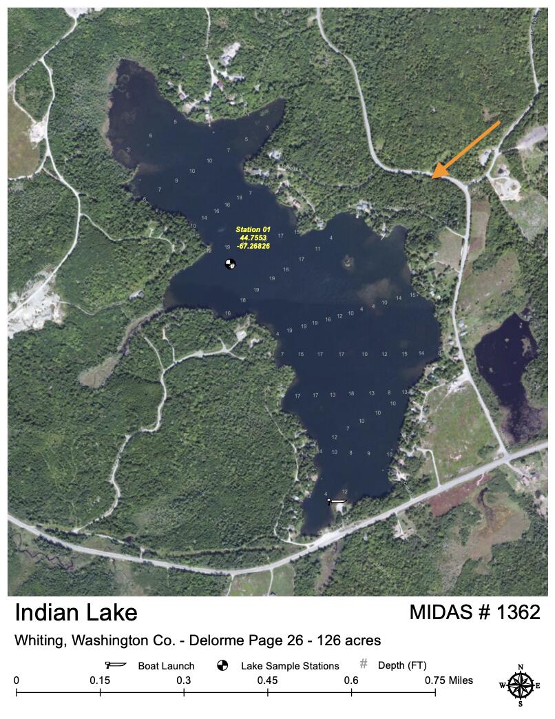 Lot 19-13d Halls Mills Road Whiting, ME 04691 - Photo 9 of 9 Indian Lake Aerial