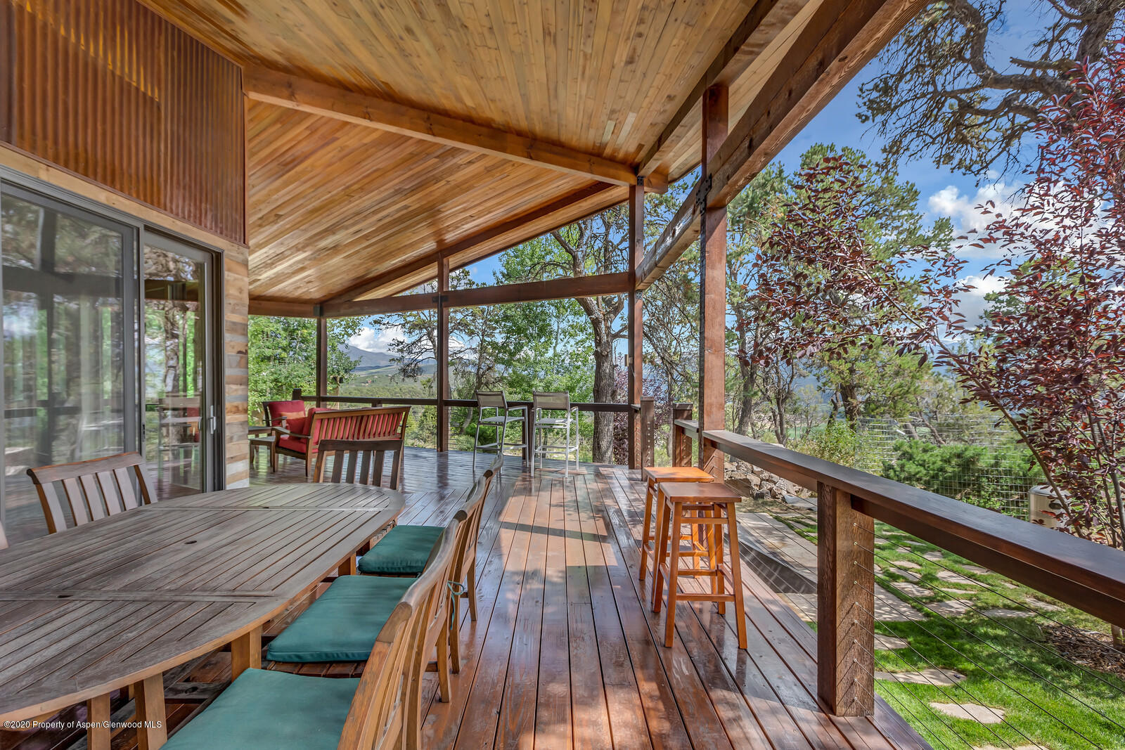 475 County Road 112 Carbondale, CO 81623 - Photo 36 of 53 a view of a two chairs and table in the balcony