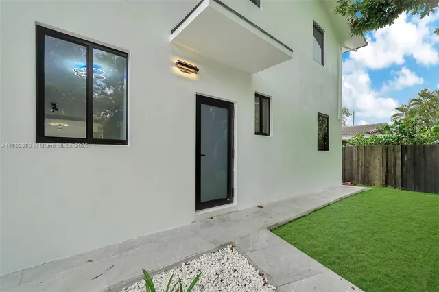 a view of a front door of a house