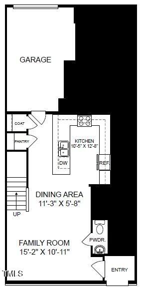 1246 Coach Sta Alley, Unit 101 Raleigh, NC 27601 - Photo 34 of 35 Tessa Floor Plan _ RT