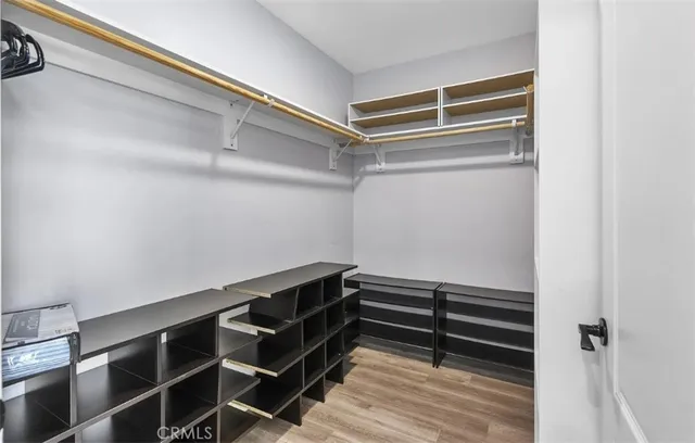 a view of walk in closet