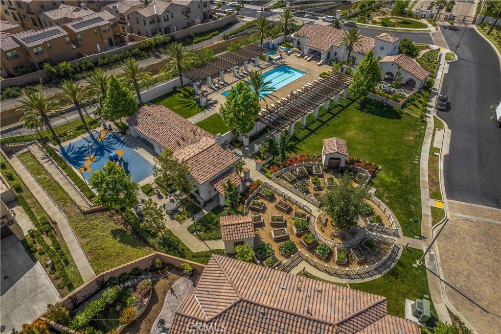 2323 Apple Upland, CA 91786 - Photo 41 of 57 an aerial view of a house with outdoor space