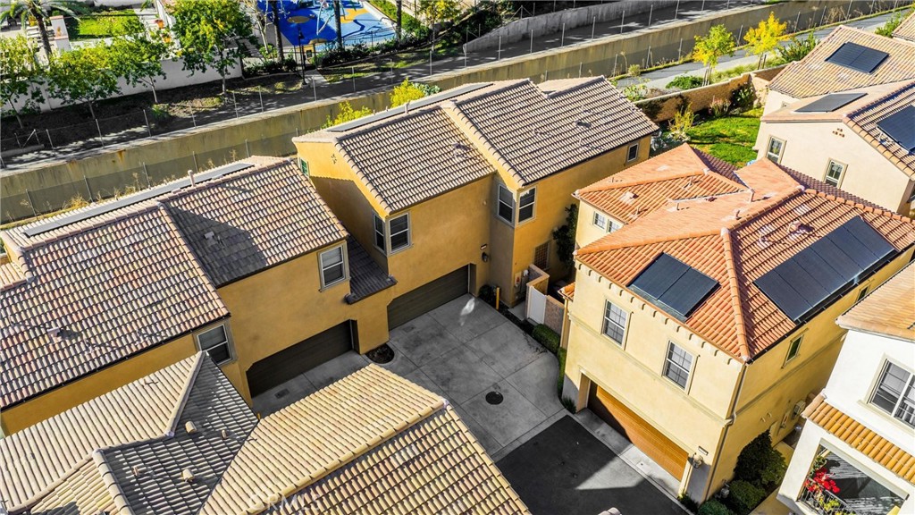 2323 Apple Upland, CA 91786 - Photo 52 of 57 an aerial view of a house with a ocean view
