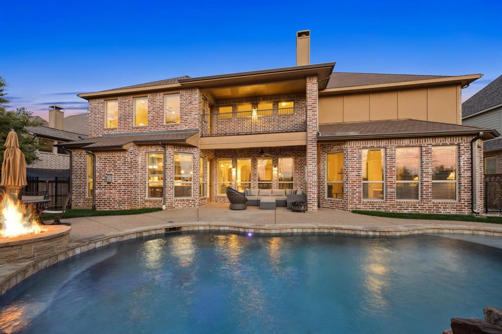 6579 Mountain Sky Road Frisco, TX 75036 - Photo 34 of 40 a view of pool with brick walls