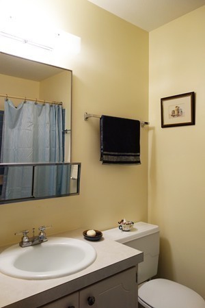 55 High Point Drive Amherst, MA 01002 - Photo 16 of 30 a bathroom with a sink and a mirror