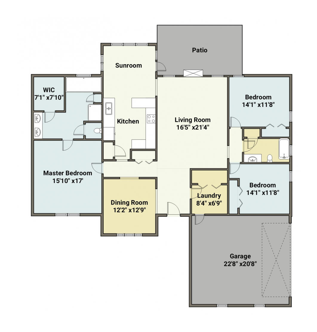 Custom Built One Level Living
