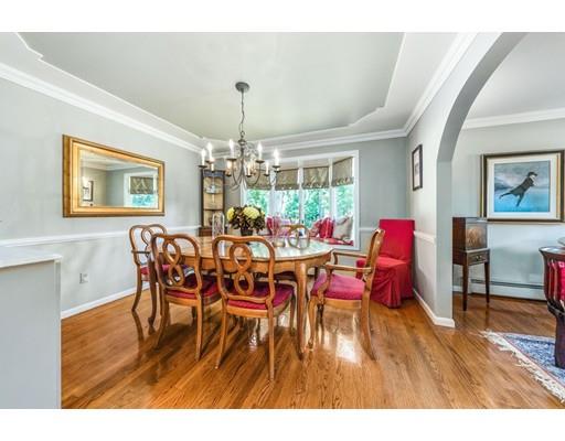20 Seager Farm Road Marshfield, MA 02050 - Photo 18 of 30 a dining room with furniture a chandelier and wooden floor
