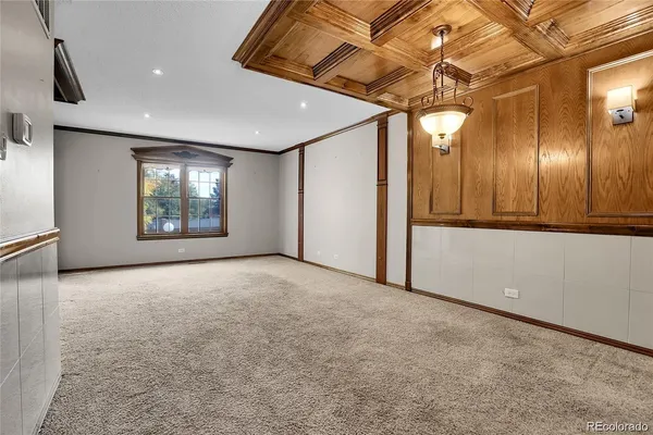 a view of an empty room
