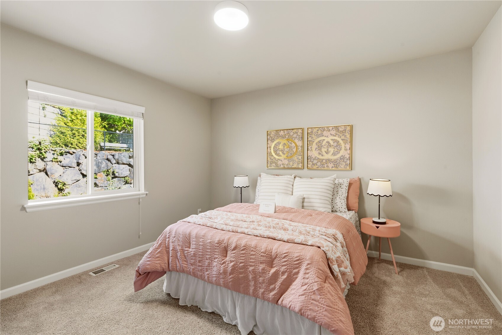 23615 43rd Drive Southeast Bothell, WA 98021 - Photo 30 of 35 a bedroom with a bed and a painting on the wall