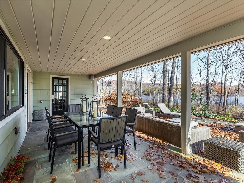 321 West Shore Road New Preston Marble Dale, CT 06777 - Photo 24 of 38 Covered Porch With Views.