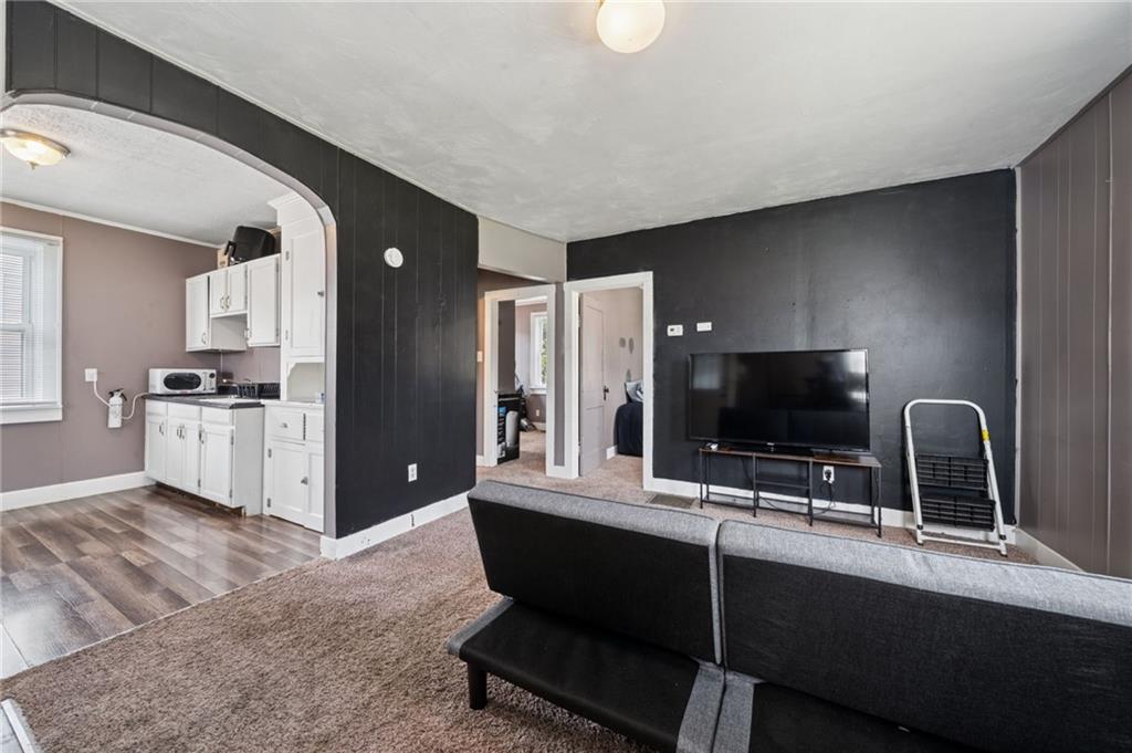 715 1/2 Armstrong, Unit 1/2 Apollo, PA 15613 - Photo 12 of 20 a living room with furniture and view of kitchen