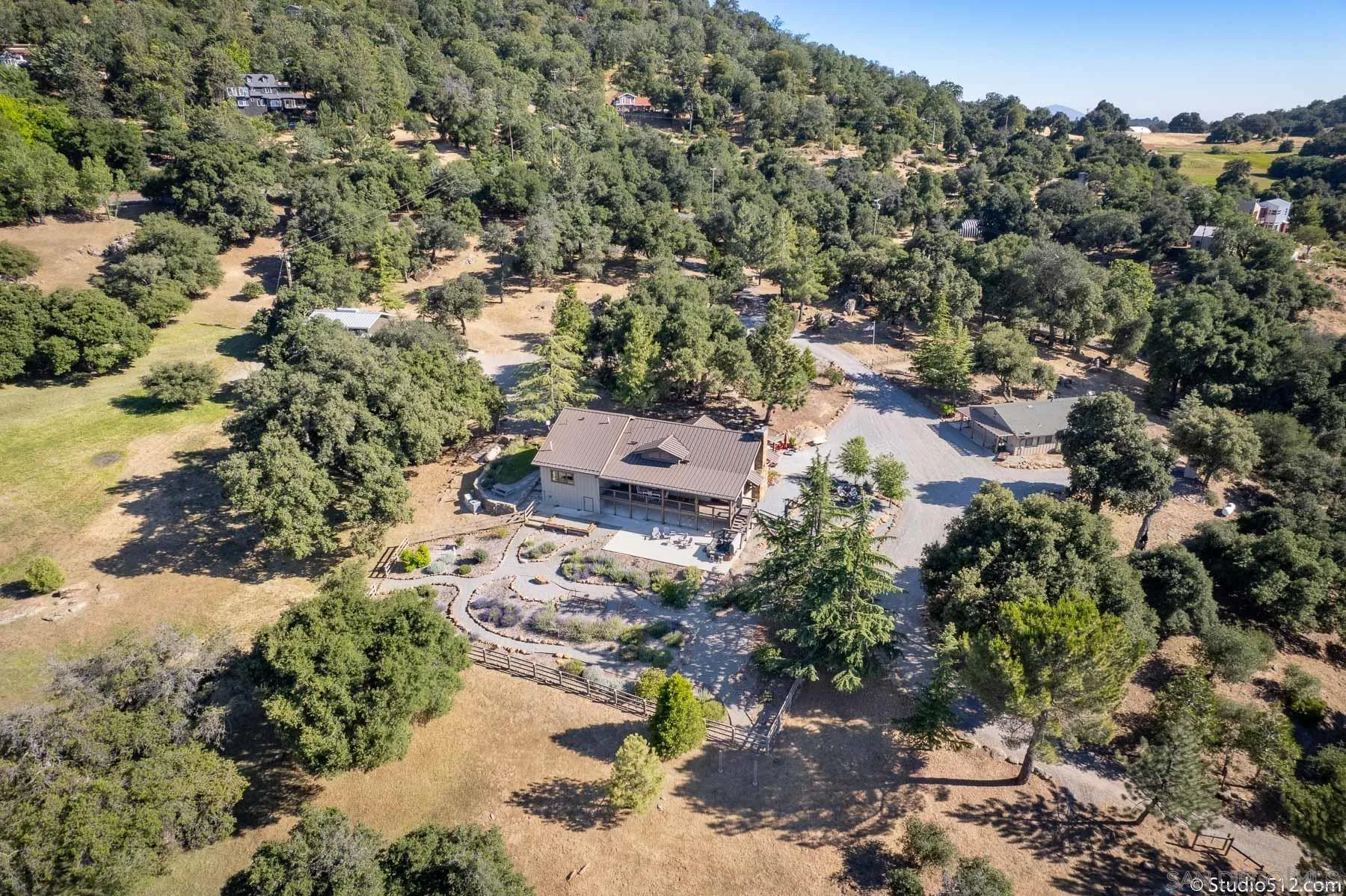 3208 Eagle Peak Road Julian, CA 92036 - Photo 50 of 65 an aerial view of residential house with outdoor space