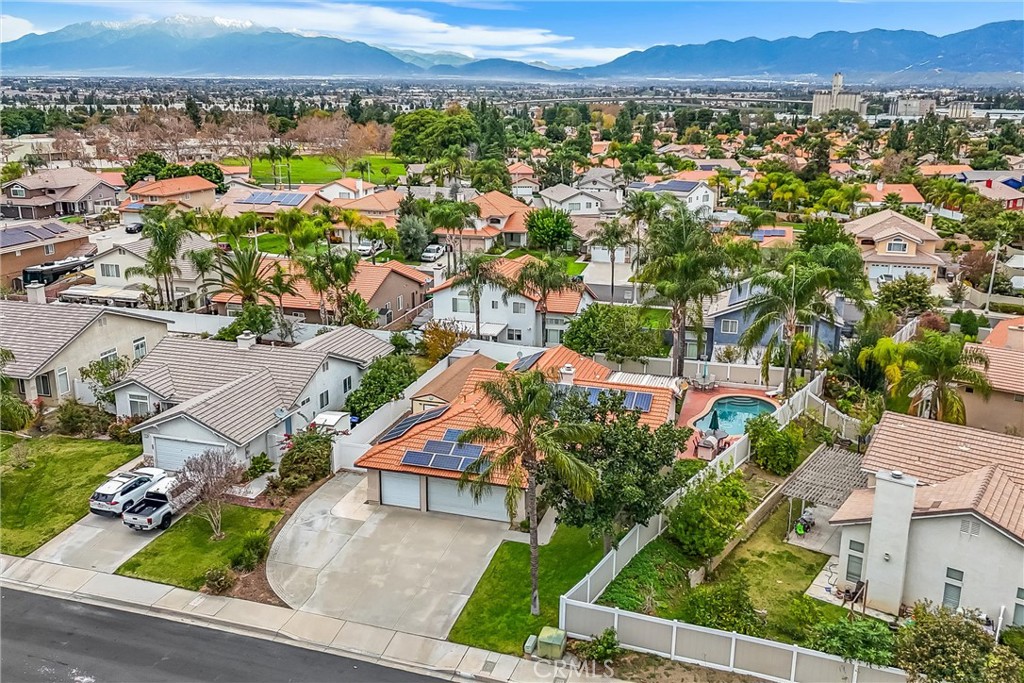 2165 Mintzer Street Colton, CA 92324 - Photo 36 of 40 an aerial view of residential houses with outdoor space and street view